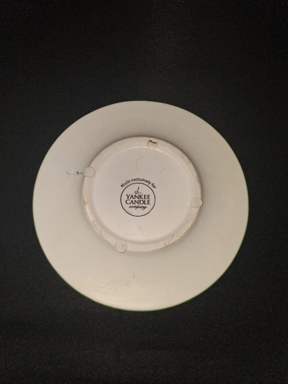Yankee Candle Christmas Poinsettia Candle Jar Shade Topper And Plate